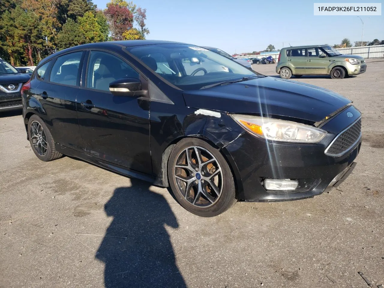 2015 Ford Focus Se VIN: 1FADP3K26FL211052 Lot: 70423334