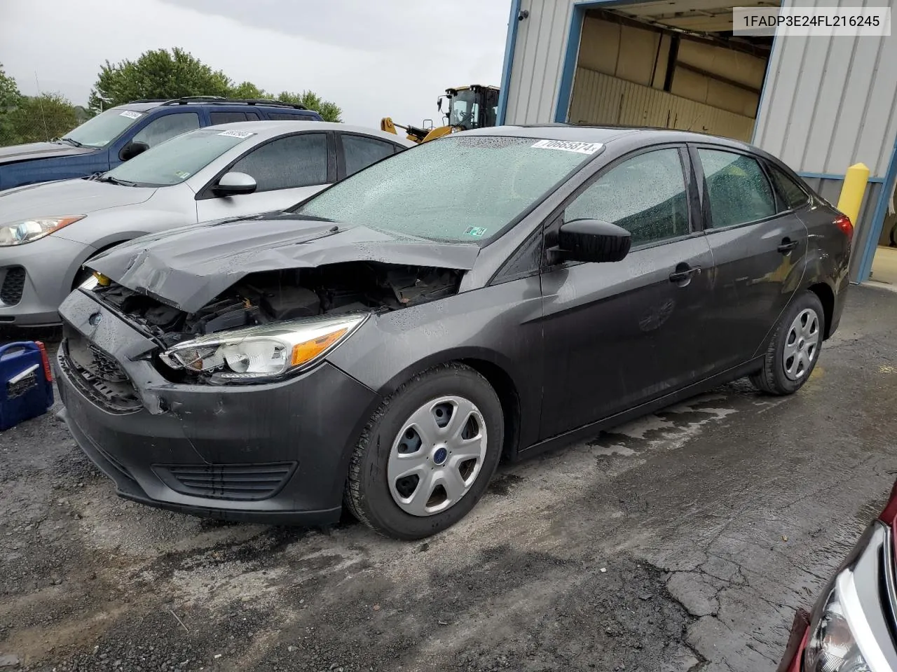 2015 Ford Focus S VIN: 1FADP3E24FL216245 Lot: 70665874