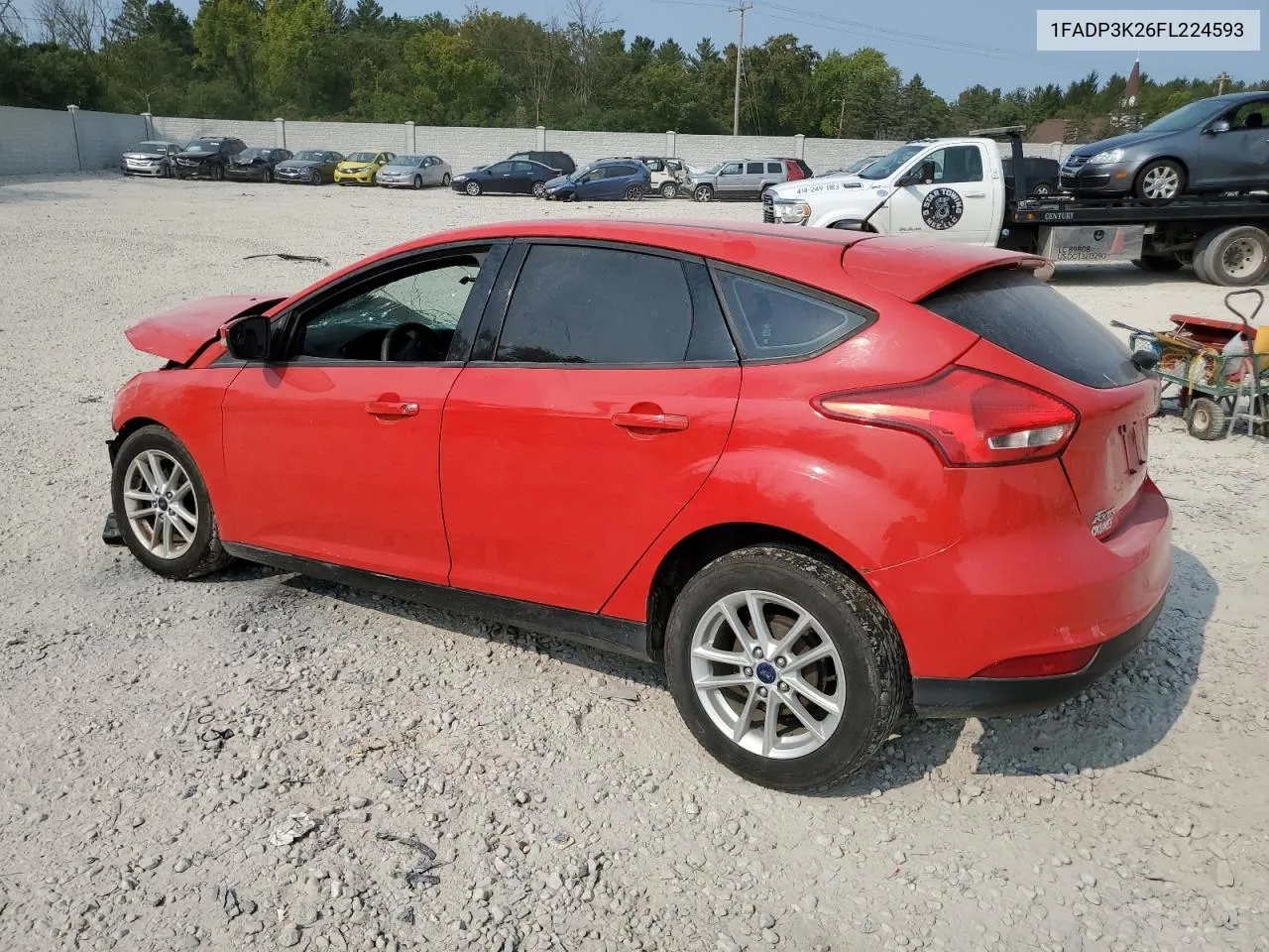 2015 Ford Focus Se VIN: 1FADP3K26FL224593 Lot: 70665934