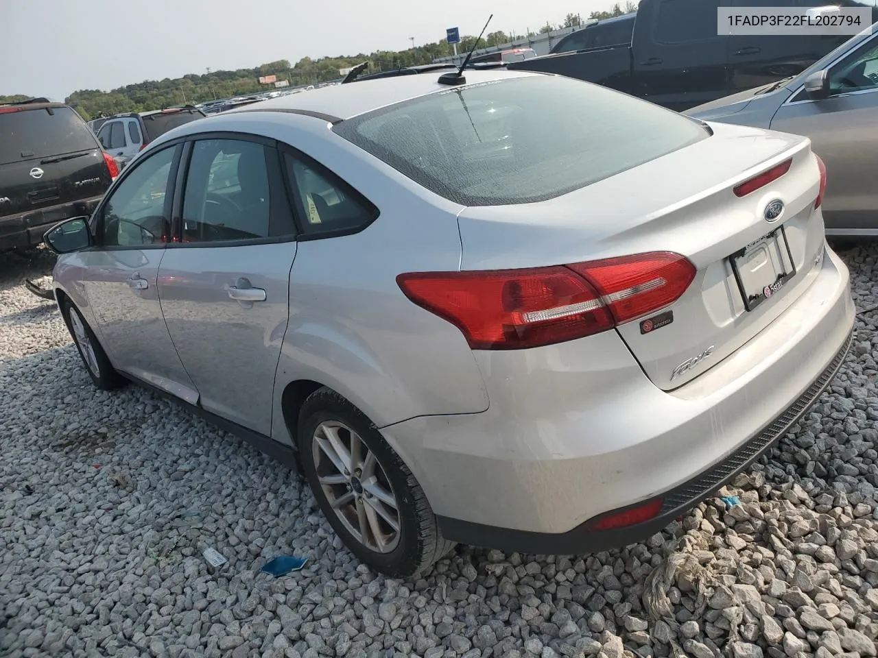 2015 Ford Focus Se VIN: 1FADP3F22FL202794 Lot: 70725844