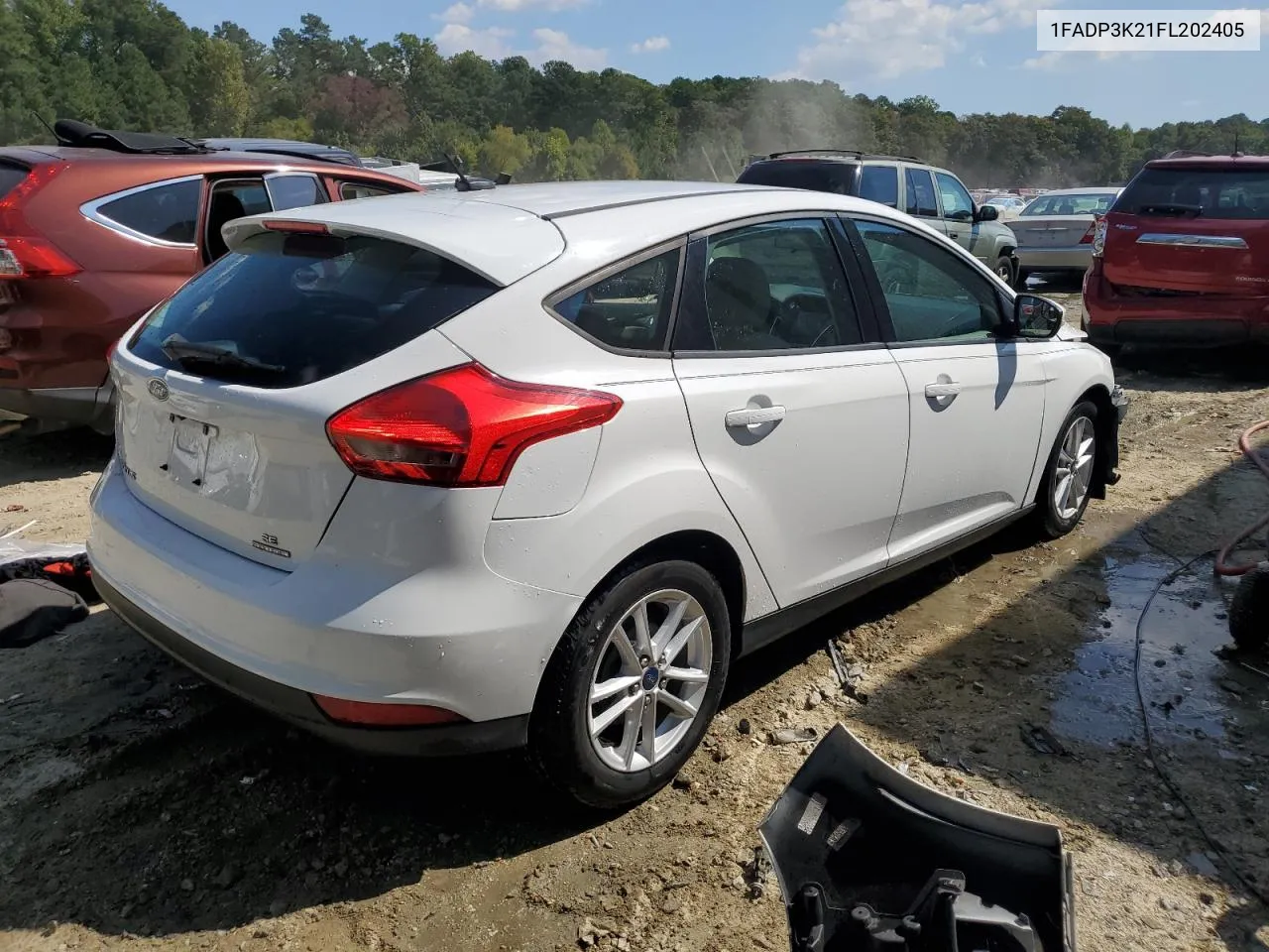 2015 Ford Focus Se VIN: 1FADP3K21FL202405 Lot: 70971454