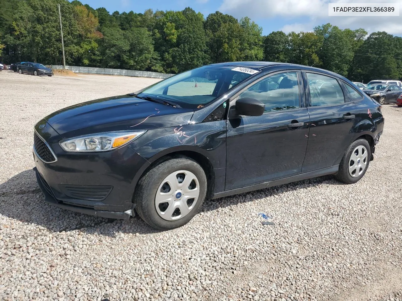 2015 Ford Focus S VIN: 1FADP3E2XFL366389 Lot: 71406634