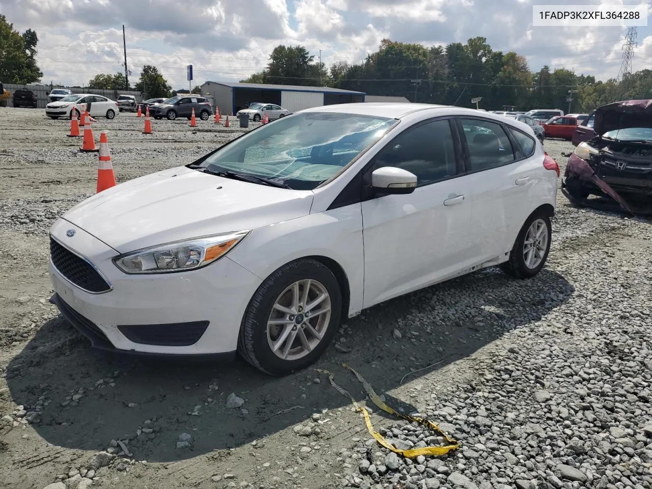 2015 Ford Focus Se VIN: 1FADP3K2XFL364288 Lot: 71478754