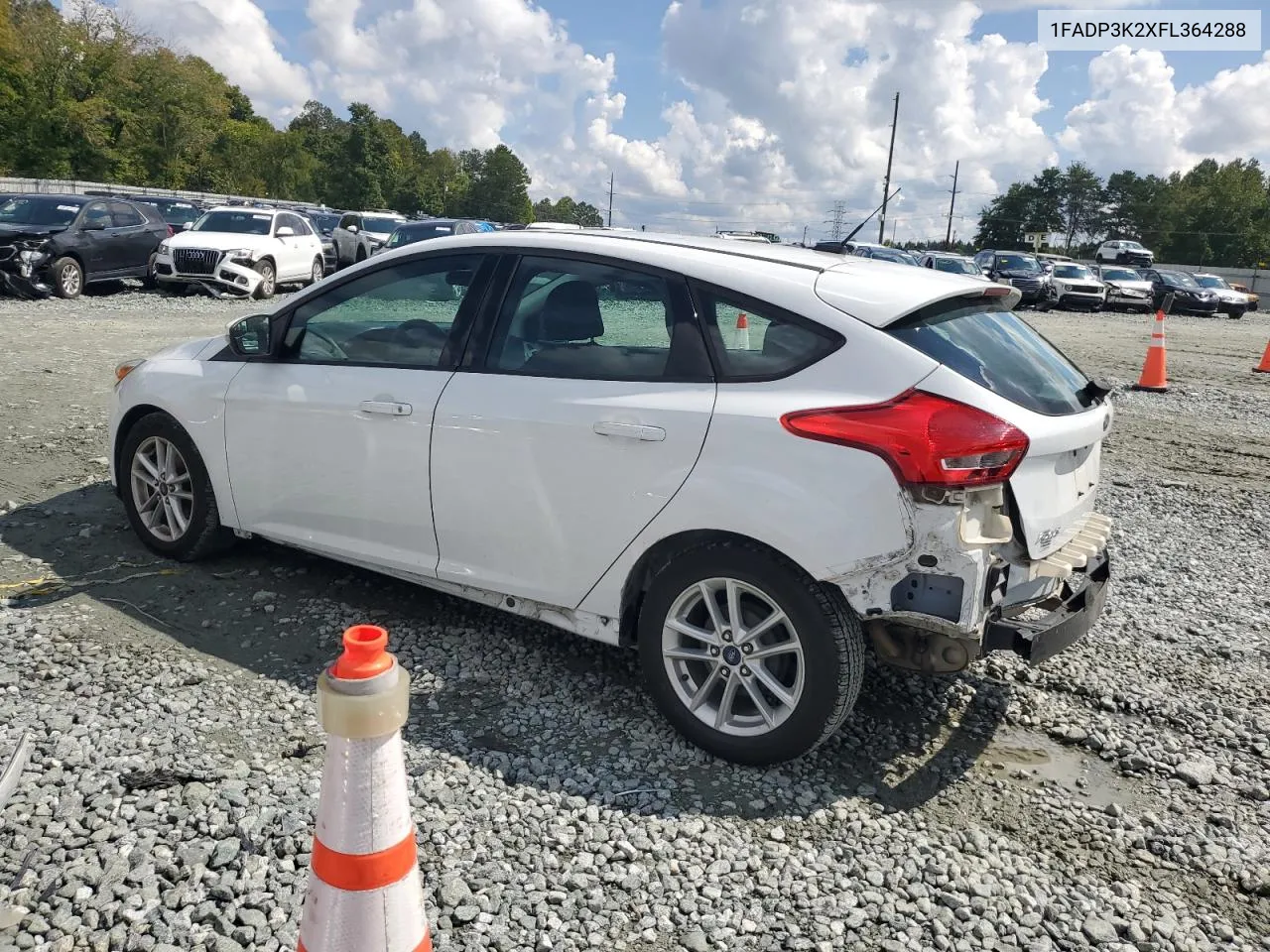 2015 Ford Focus Se VIN: 1FADP3K2XFL364288 Lot: 71478754