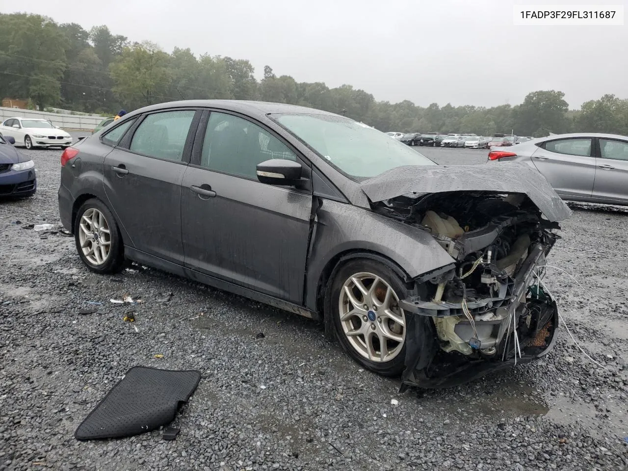 2015 Ford Focus Se VIN: 1FADP3F29FL311687 Lot: 71572394