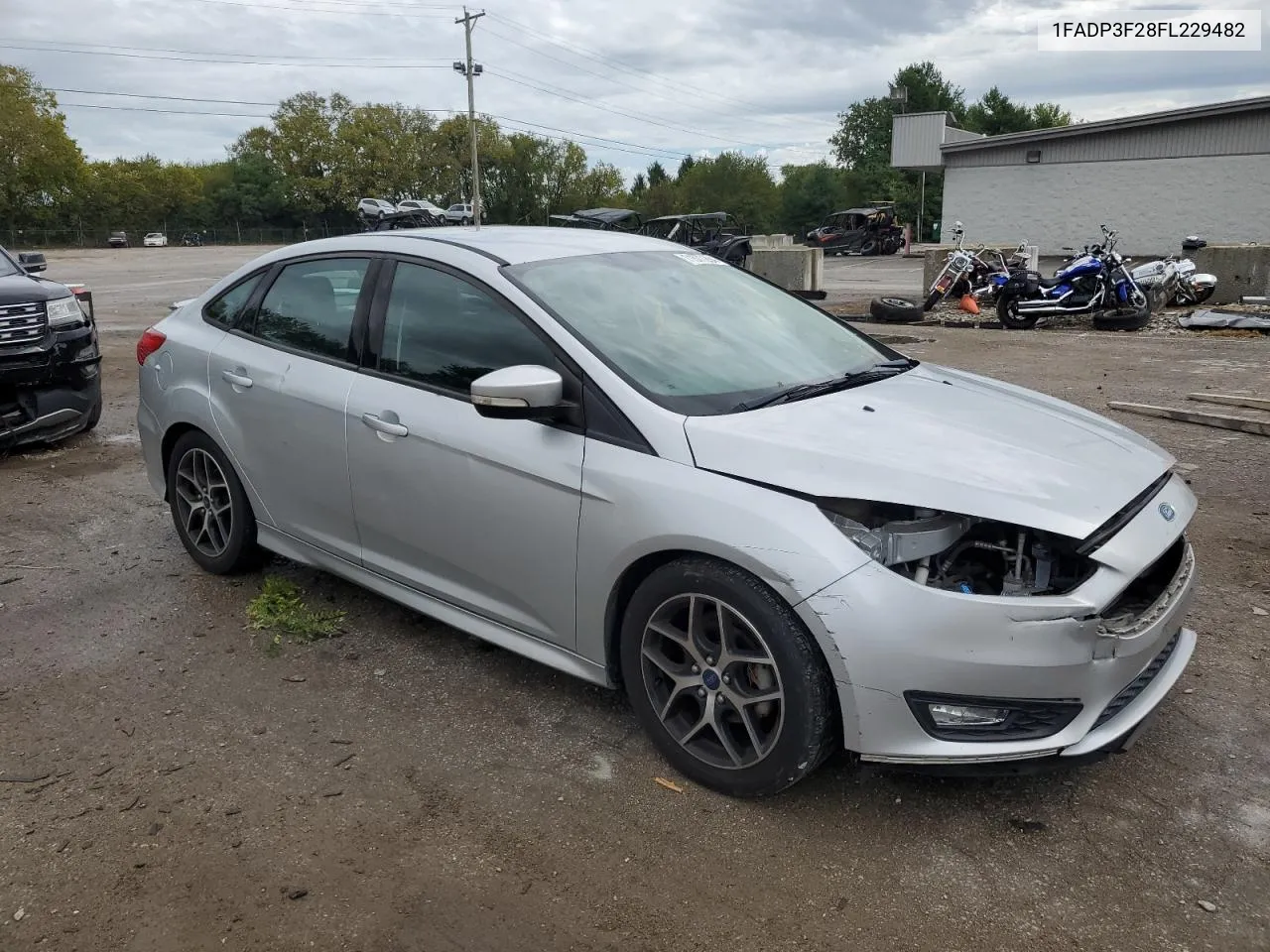 2015 Ford Focus Se VIN: 1FADP3F28FL229482 Lot: 71577204