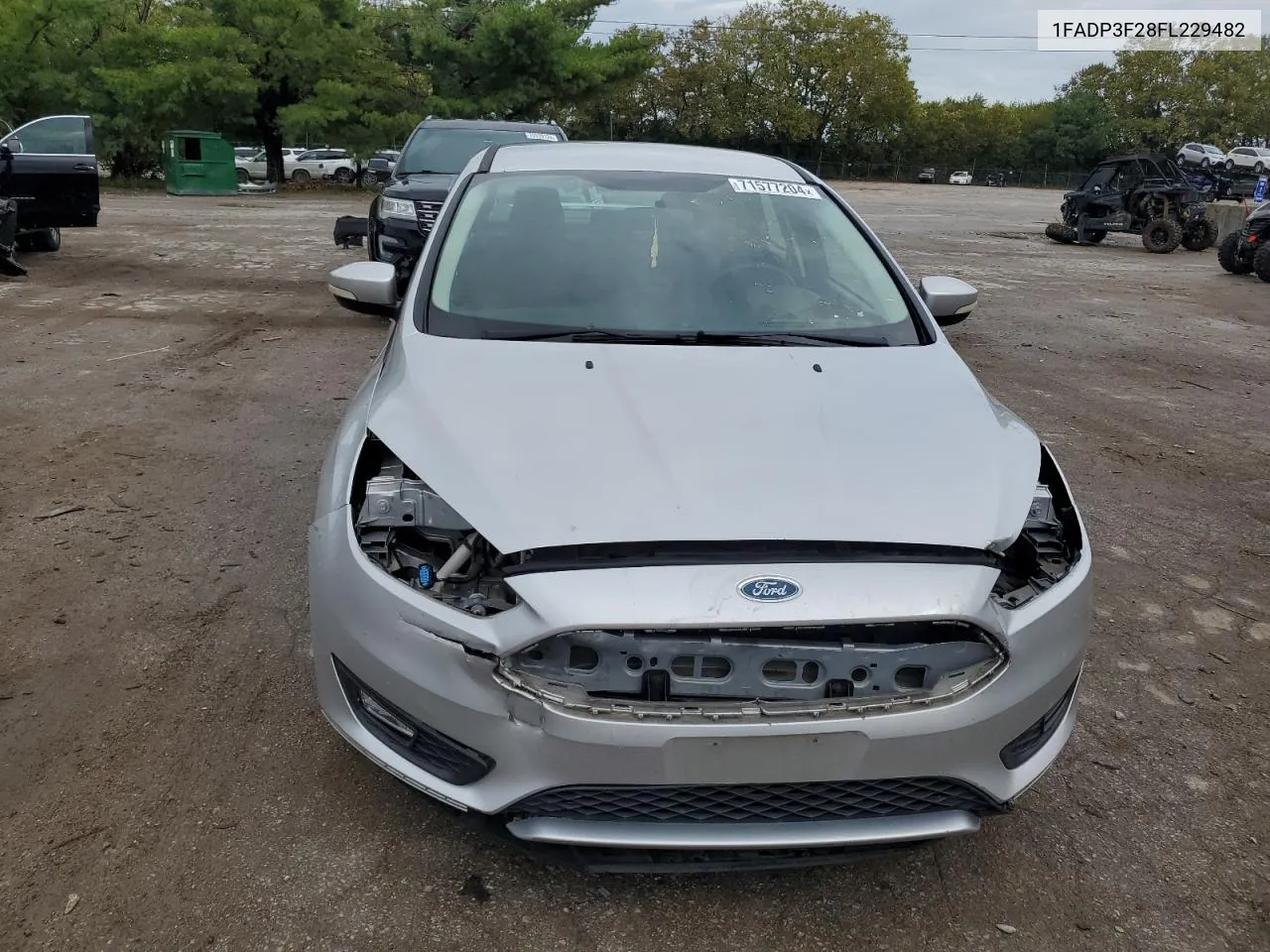 2015 Ford Focus Se VIN: 1FADP3F28FL229482 Lot: 71577204