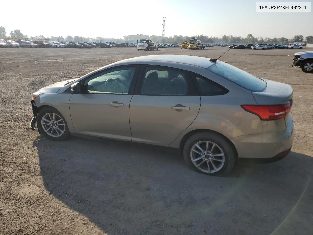 2015 Ford Focus Se VIN: 1FADP3F2XFL332211 Lot: 71646114