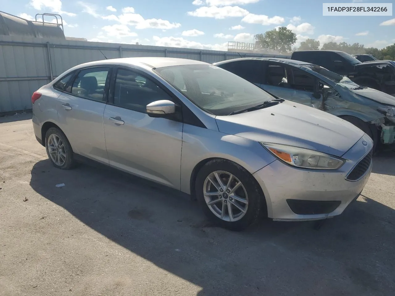 2015 Ford Focus Se VIN: 1FADP3F28FL342266 Lot: 71661714