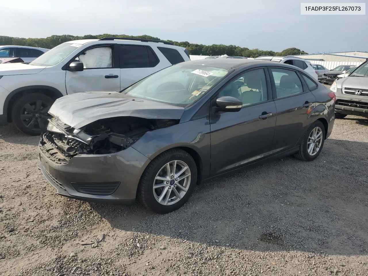 2015 Ford Focus Se VIN: 1FADP3F25FL267073 Lot: 71789664