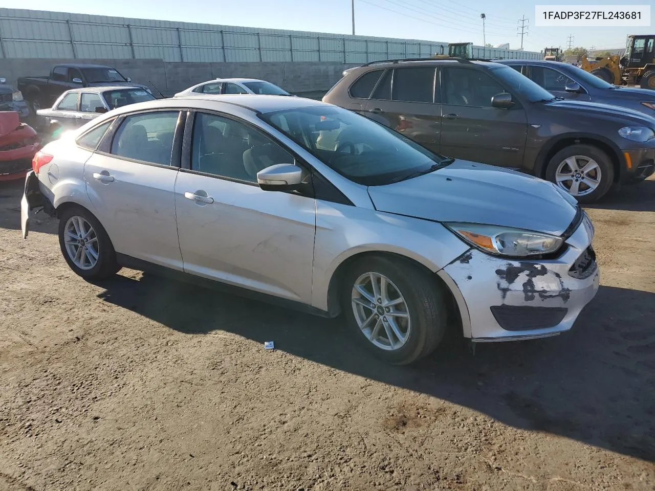 2015 Ford Focus Se VIN: 1FADP3F27FL243681 Lot: 71806774