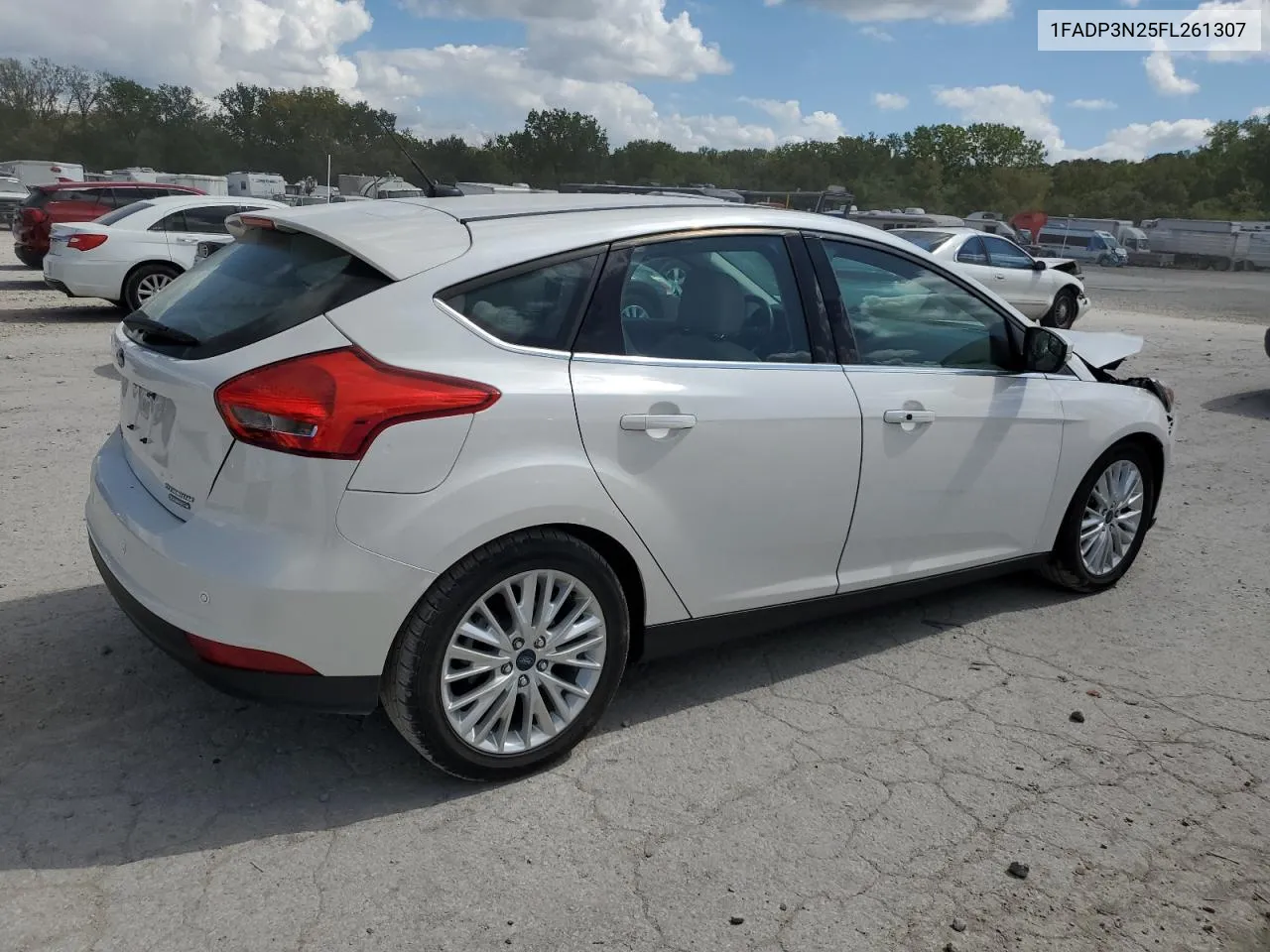 2015 Ford Focus Titanium VIN: 1FADP3N25FL261307 Lot: 71816764