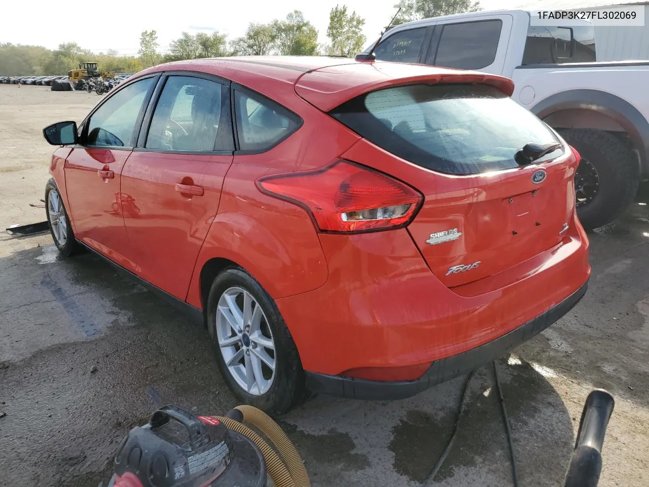 2015 Ford Focus Se VIN: 1FADP3K27FL302069 Lot: 71840704