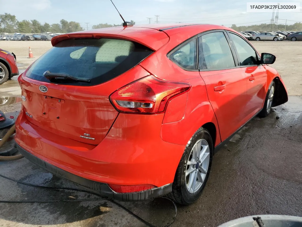 2015 Ford Focus Se VIN: 1FADP3K27FL302069 Lot: 71840704