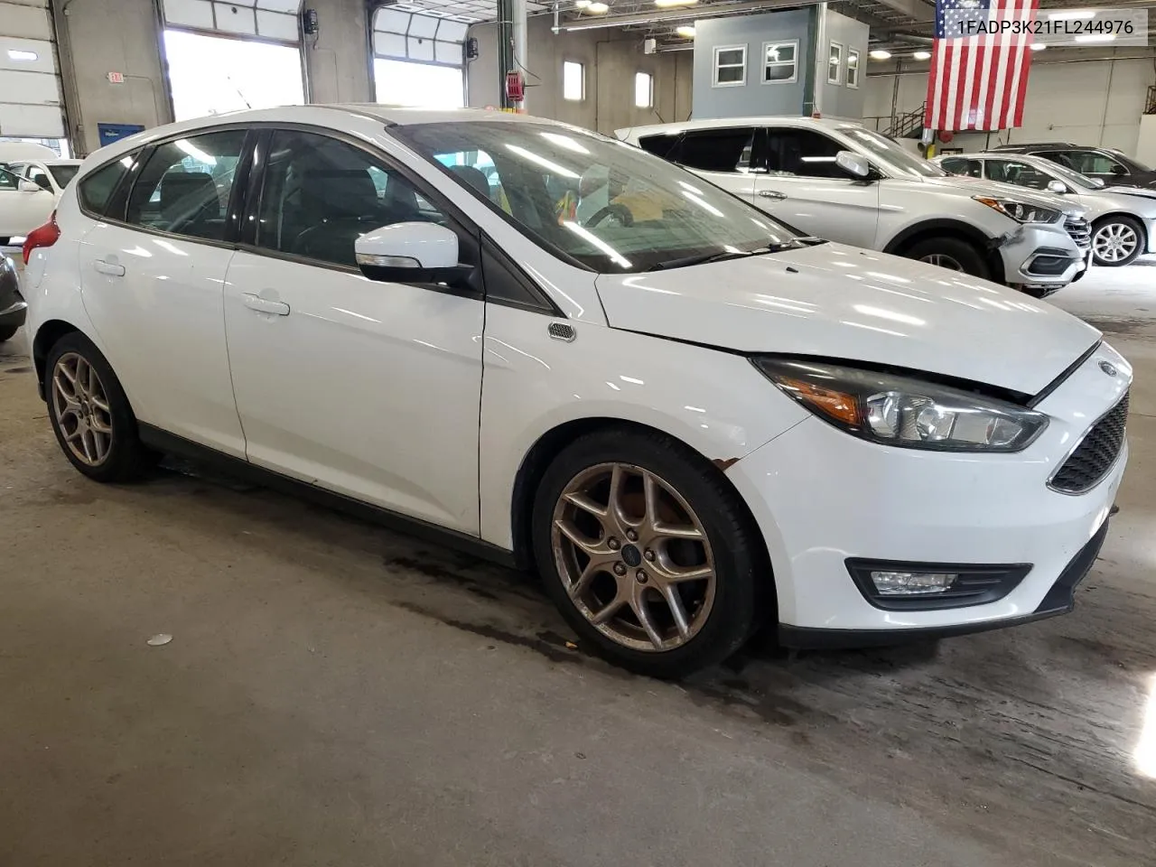 2015 Ford Focus Se VIN: 1FADP3K21FL244976 Lot: 72058994