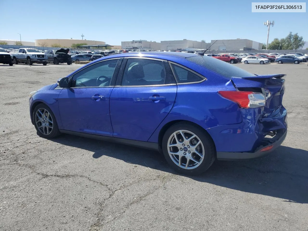 2015 Ford Focus Se VIN: 1FADP3F26FL306513 Lot: 72093074