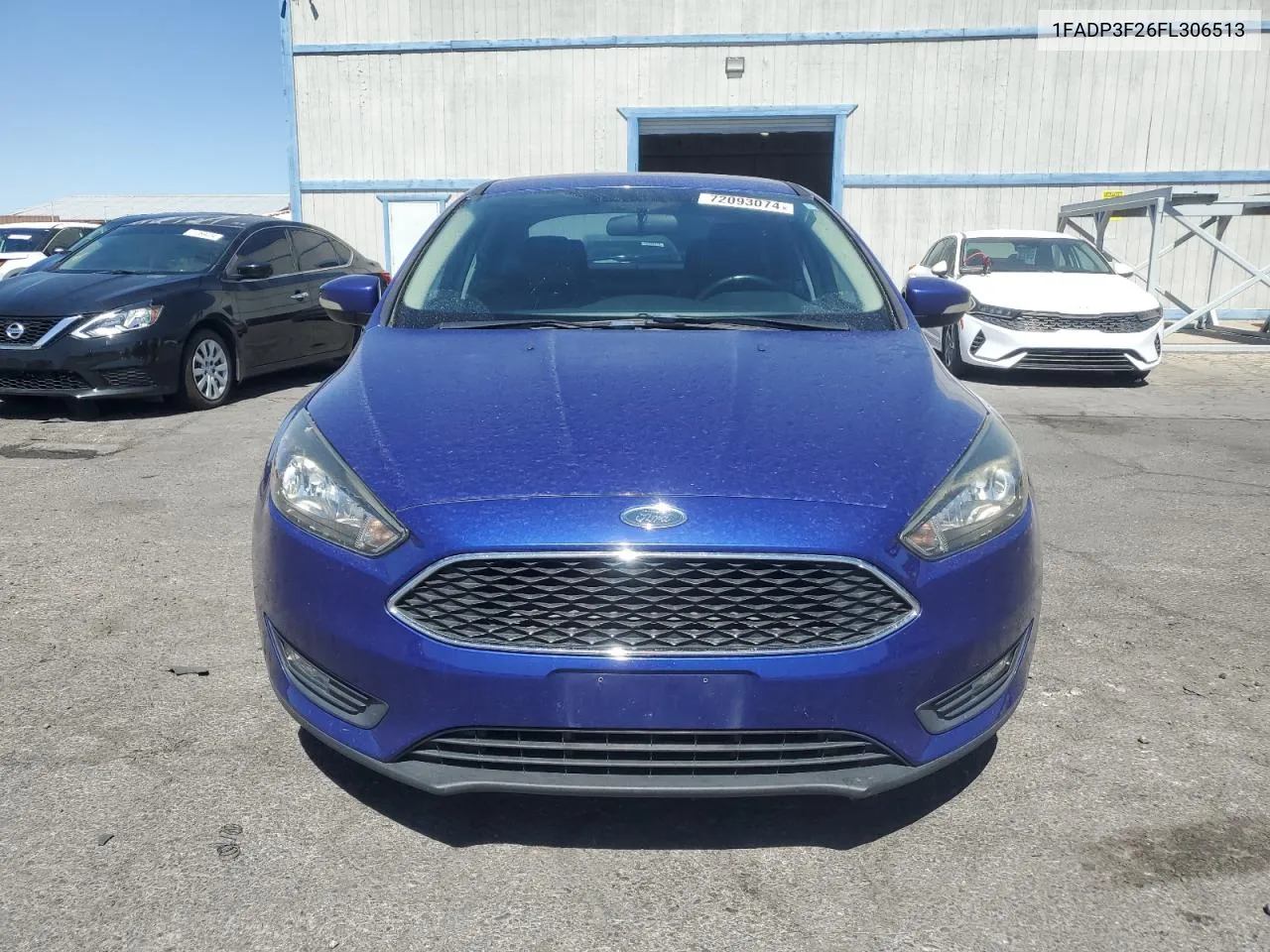 2015 Ford Focus Se VIN: 1FADP3F26FL306513 Lot: 72093074