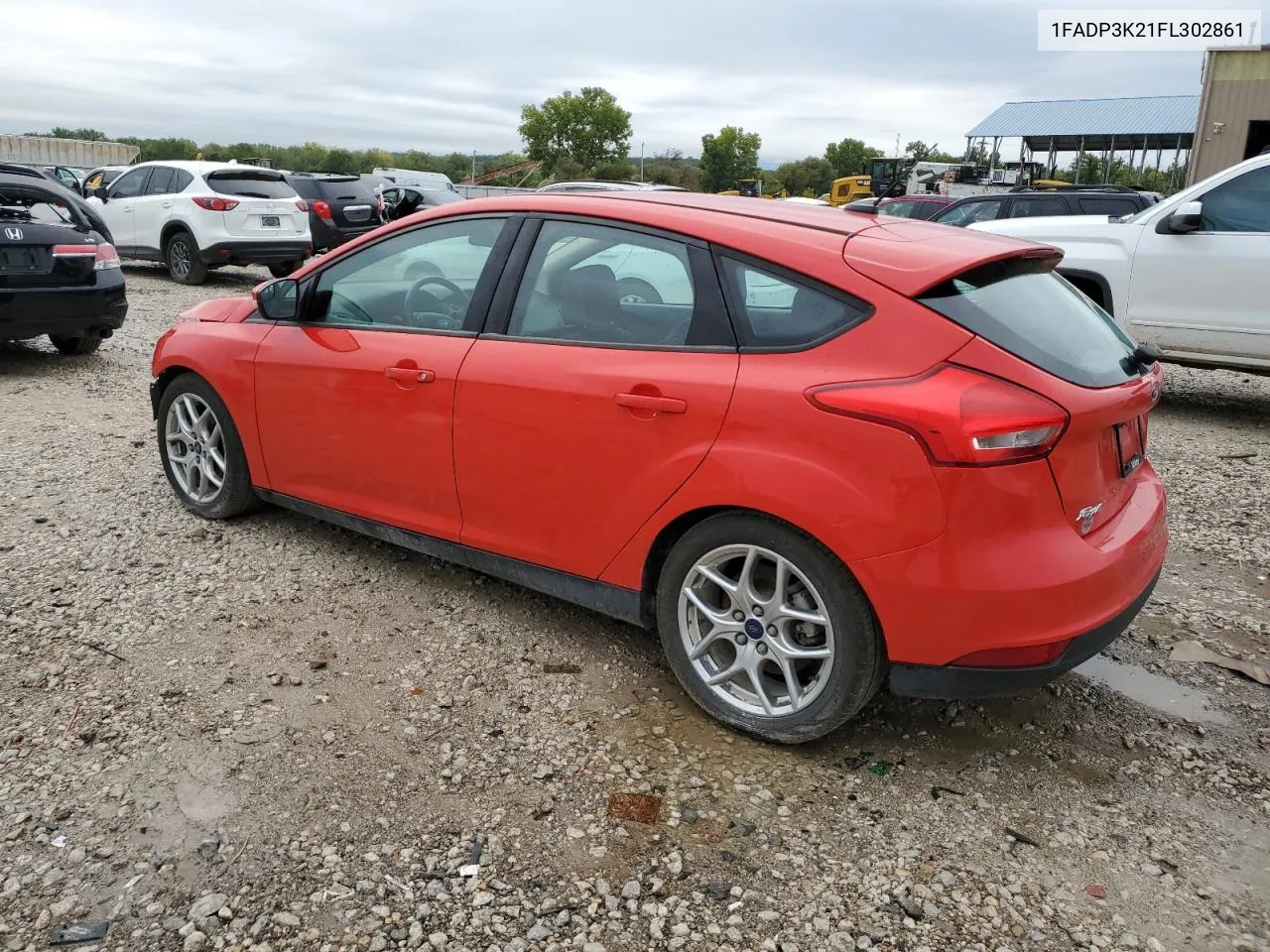 2015 Ford Focus Se VIN: 1FADP3K21FL302861 Lot: 72136984