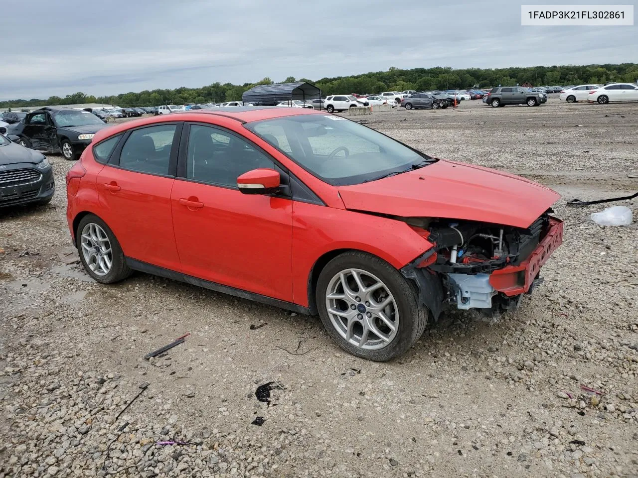 2015 Ford Focus Se VIN: 1FADP3K21FL302861 Lot: 72136984