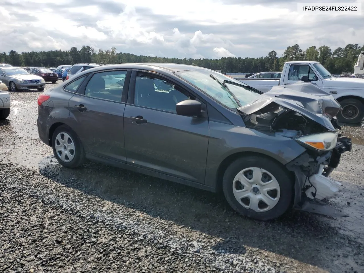 2015 Ford Focus S VIN: 1FADP3E24FL322422 Lot: 72253964