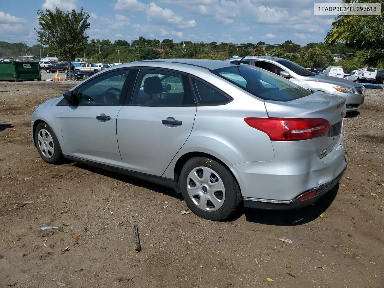 2015 Ford Focus S VIN: 1FADP3E24FL297618 Lot: 72283324