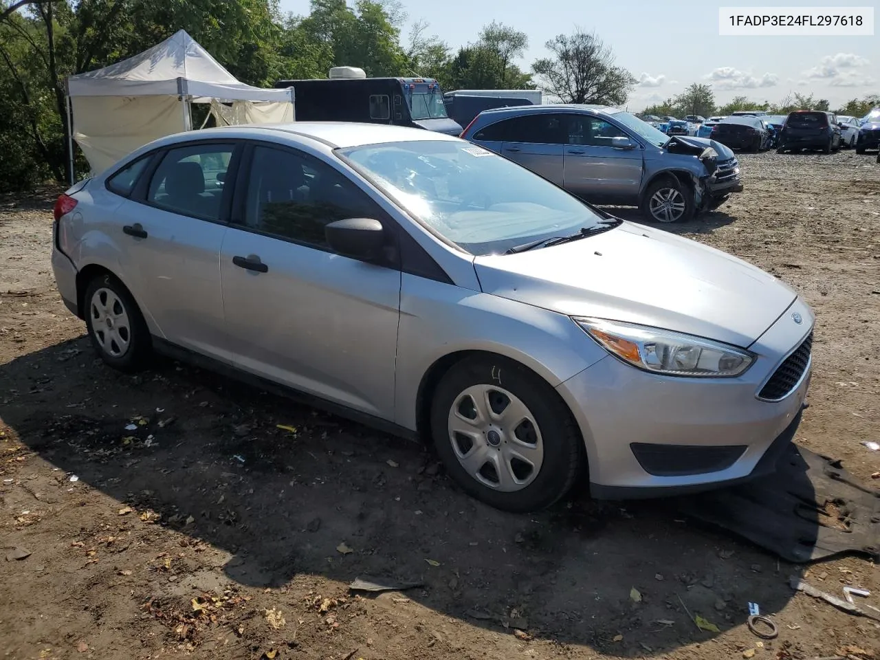 2015 Ford Focus S VIN: 1FADP3E24FL297618 Lot: 72283324