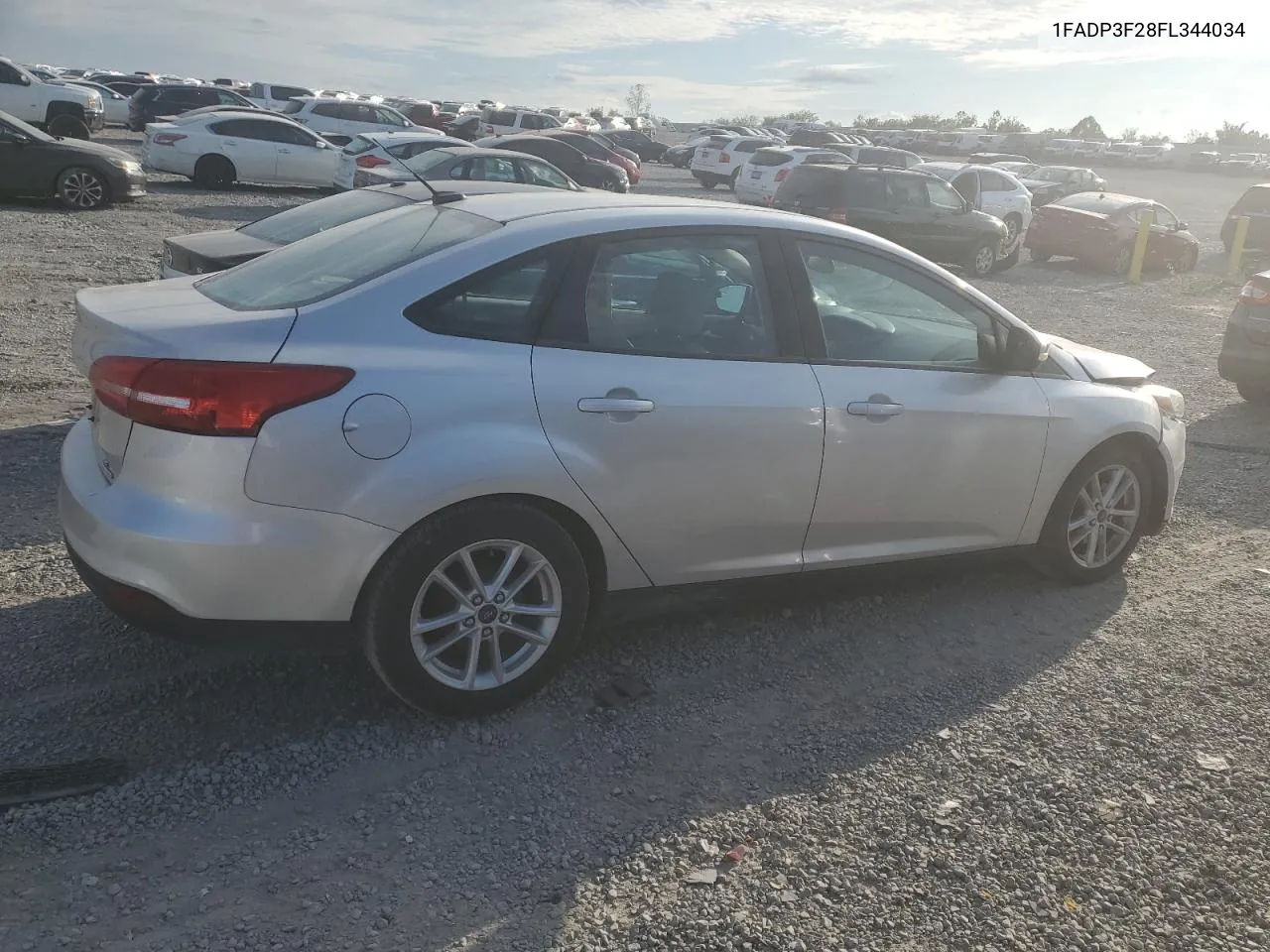 2015 Ford Focus Se VIN: 1FADP3F28FL344034 Lot: 72364864