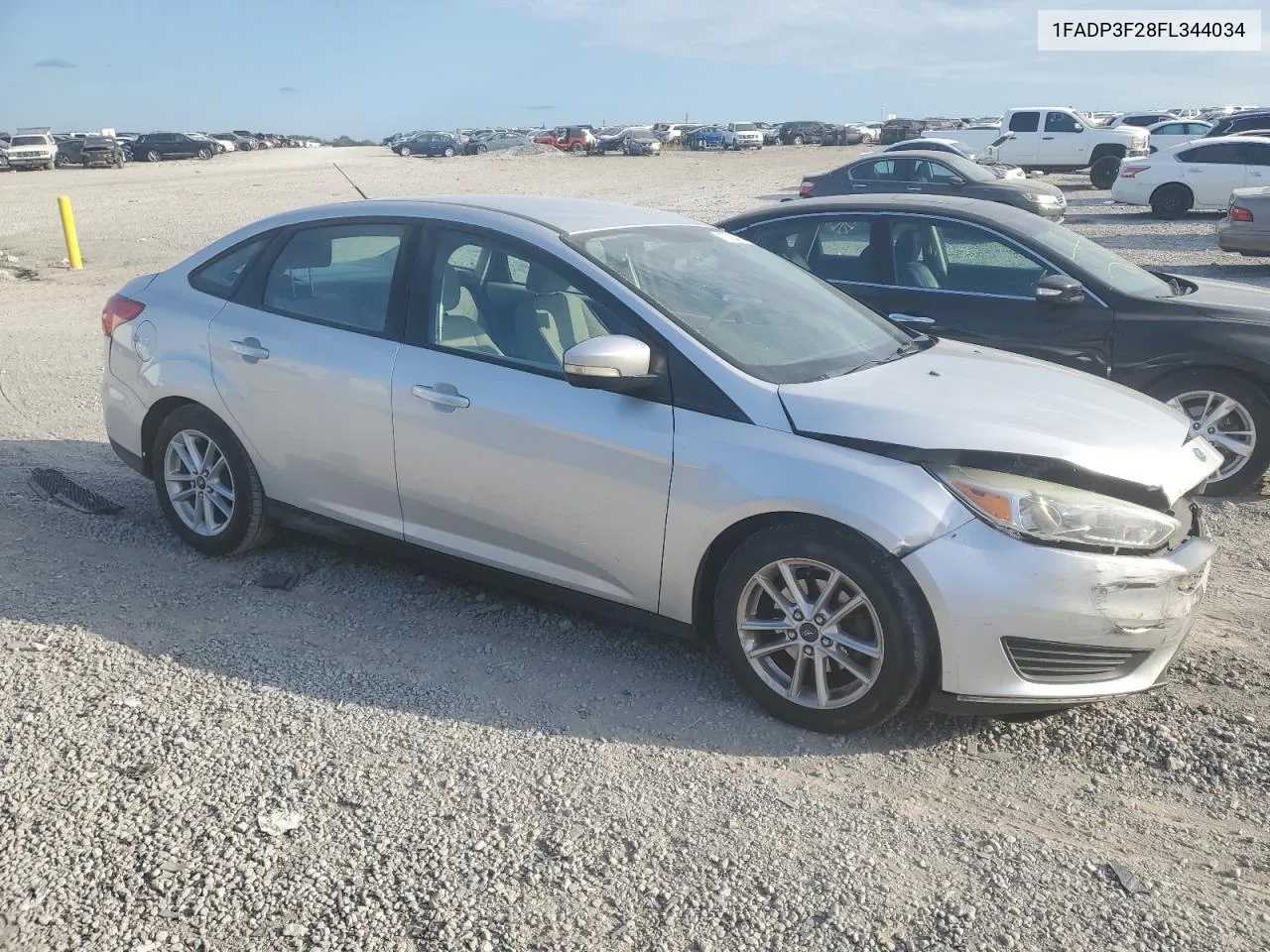 2015 Ford Focus Se VIN: 1FADP3F28FL344034 Lot: 72364864