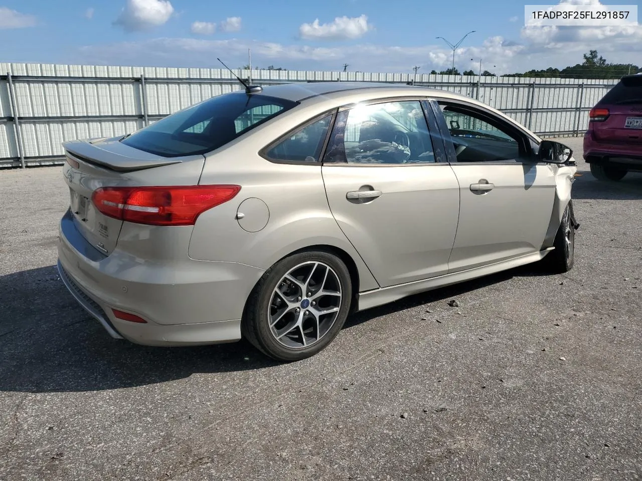 2015 Ford Focus Se VIN: 1FADP3F25FL291857 Lot: 72374874