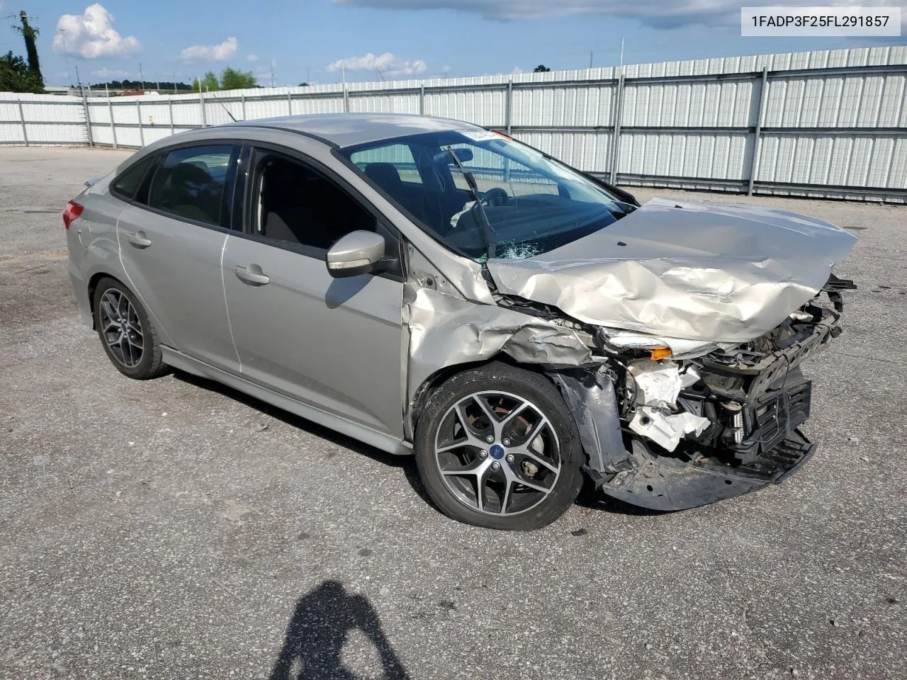 2015 Ford Focus Se VIN: 1FADP3F25FL291857 Lot: 72374874