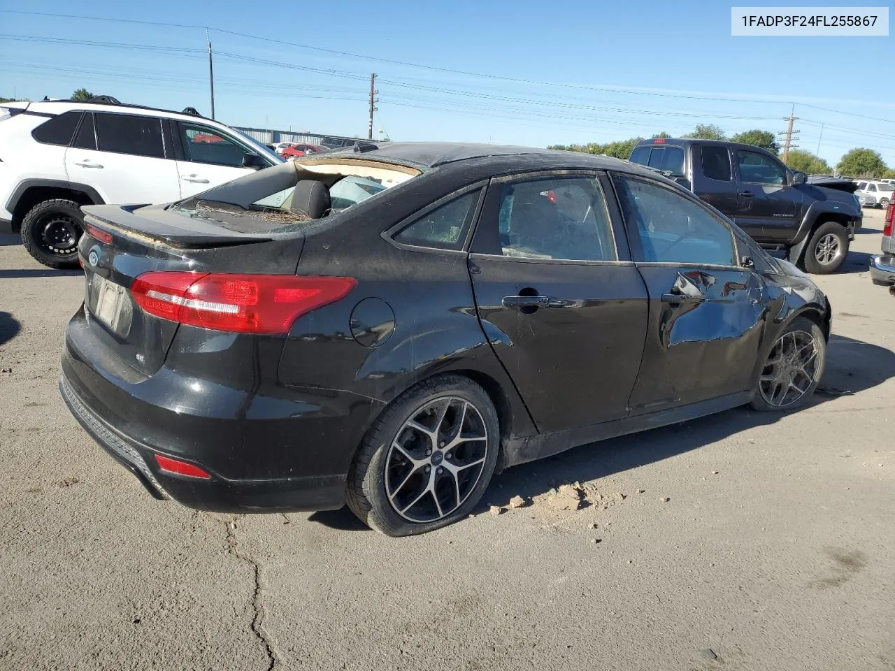 2015 Ford Focus Se VIN: 1FADP3F24FL255867 Lot: 72611314