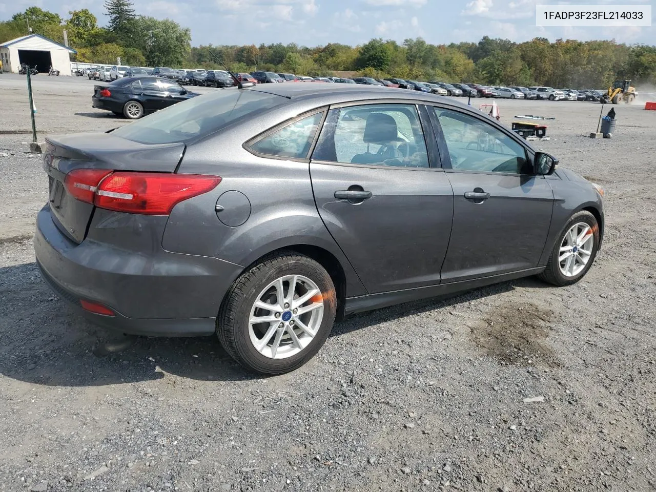 2015 Ford Focus Se VIN: 1FADP3F23FL214033 Lot: 72679404