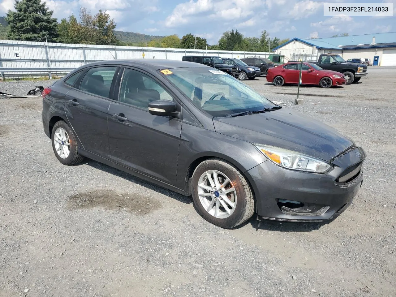 2015 Ford Focus Se VIN: 1FADP3F23FL214033 Lot: 72679404