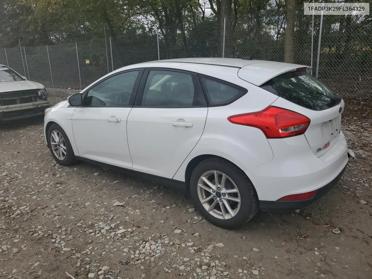 2015 Ford Focus Se VIN: 1FADP3K29FL364329 Lot: 72752354