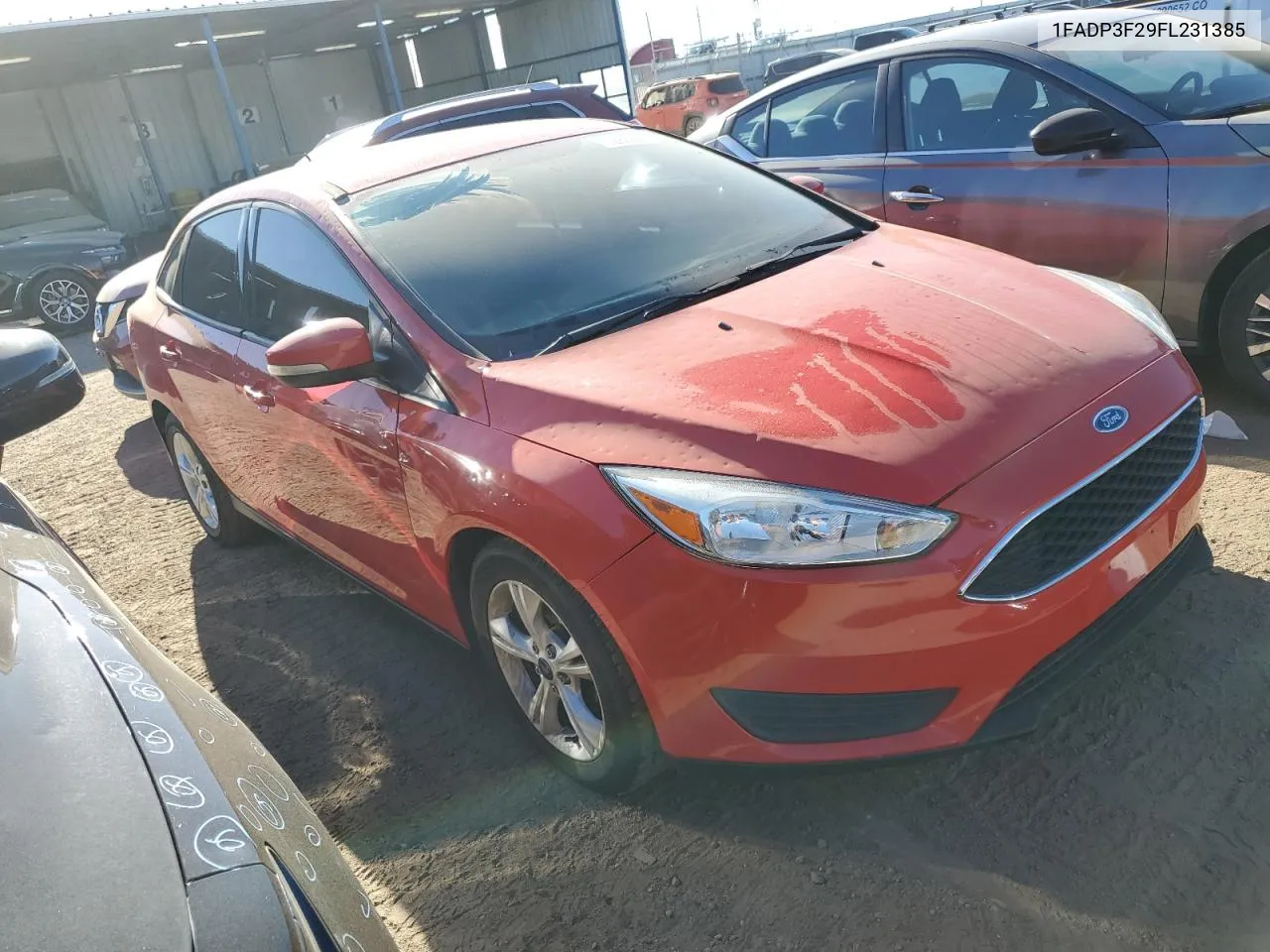 2015 Ford Focus Se VIN: 1FADP3F29FL231385 Lot: 72859434