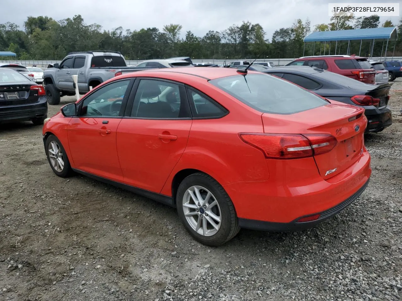 2015 Ford Focus Se VIN: 1FADP3F28FL279654 Lot: 72898774