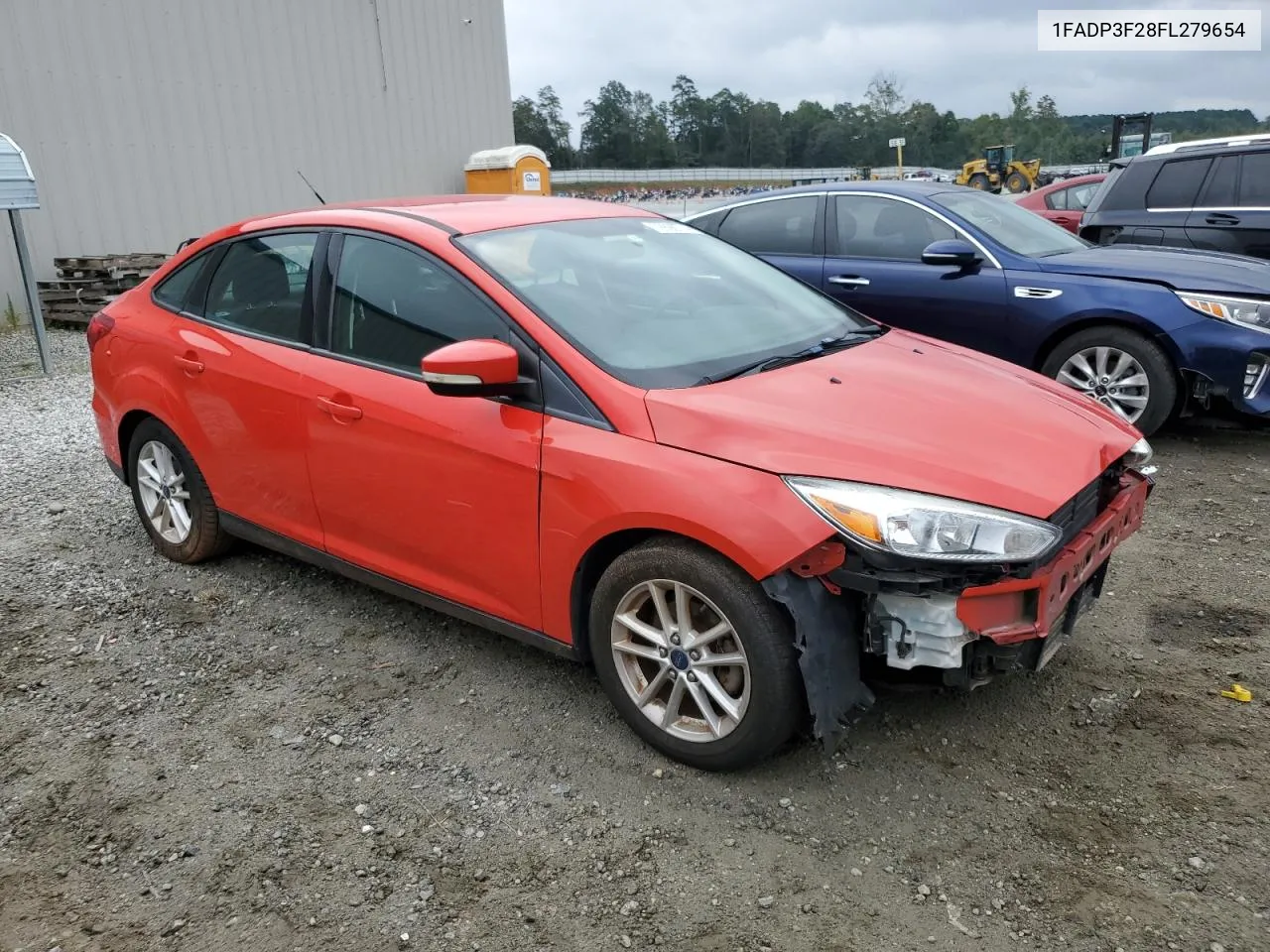 2015 Ford Focus Se VIN: 1FADP3F28FL279654 Lot: 72898774