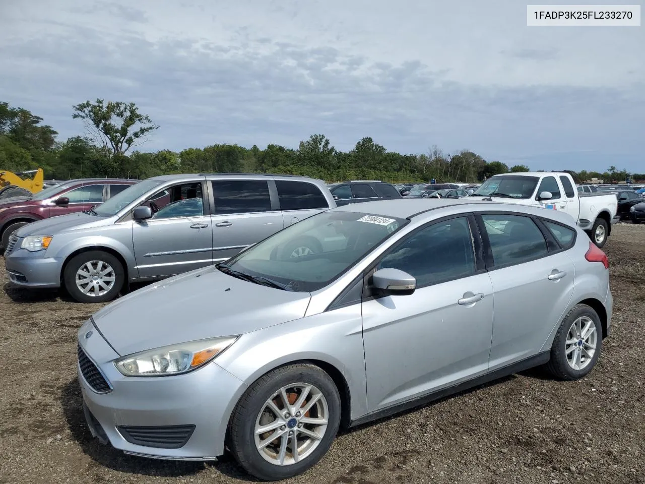 2015 Ford Focus Se VIN: 1FADP3K25FL233270 Lot: 72904124