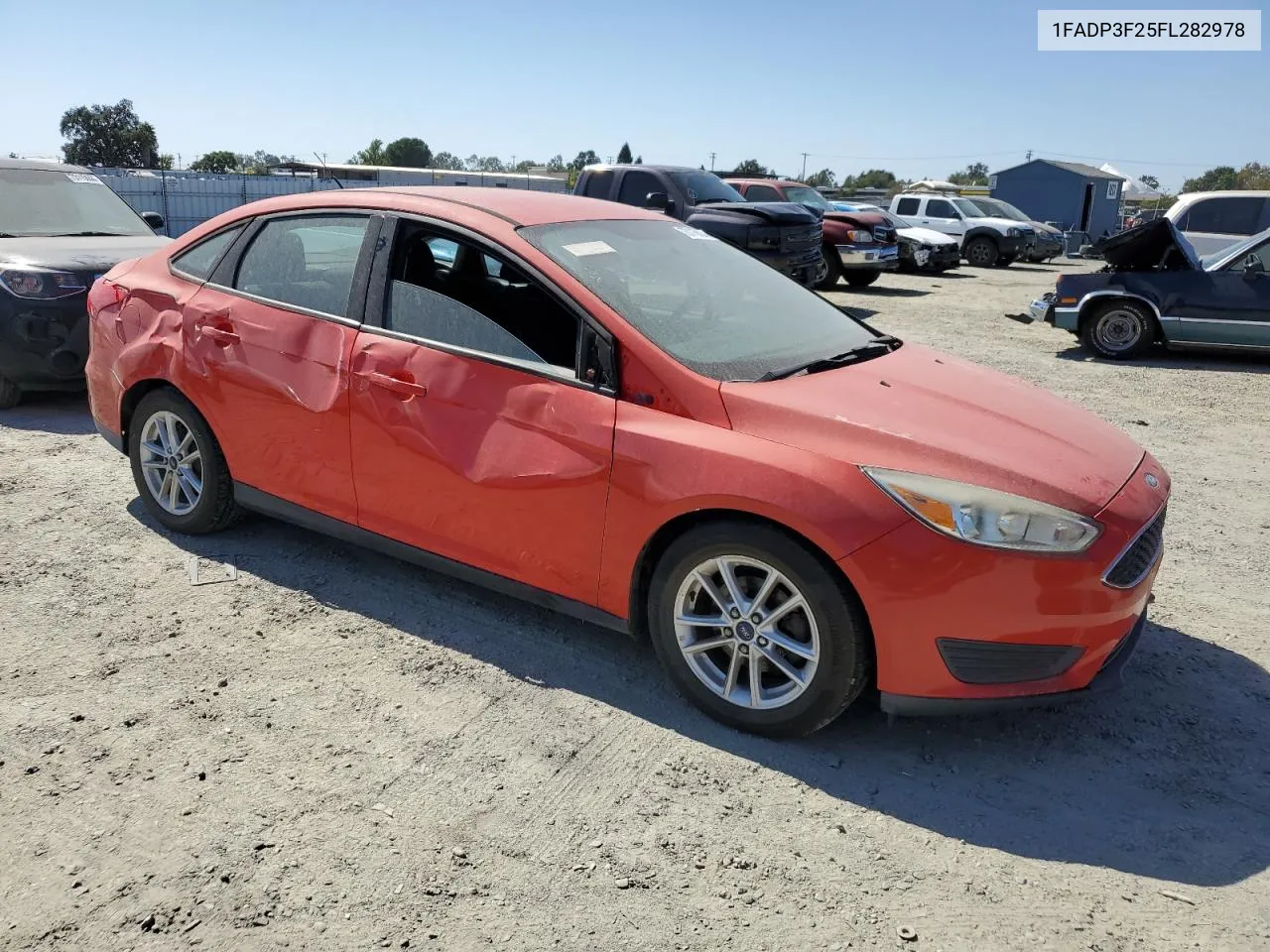 2015 Ford Focus Se VIN: 1FADP3F25FL282978 Lot: 73115624