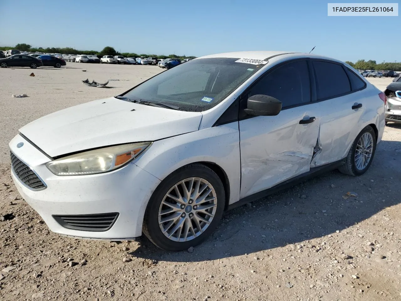 2015 Ford Focus S VIN: 1FADP3E25FL261064 Lot: 73133004