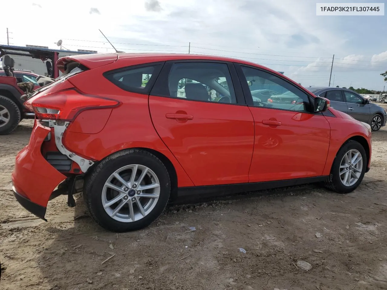 2015 Ford Focus Se VIN: 1FADP3K21FL307445 Lot: 73310604