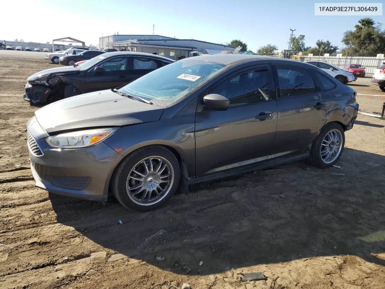 2015 Ford Focus S VIN: 1FADP3E27FL306439 Lot: 73401114