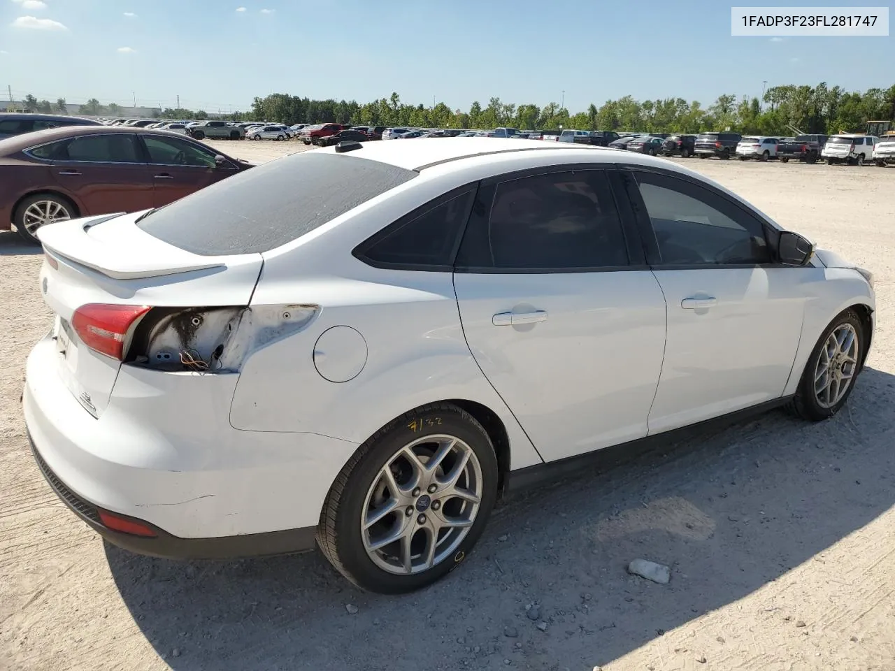 2015 Ford Focus Se VIN: 1FADP3F23FL281747 Lot: 73410804