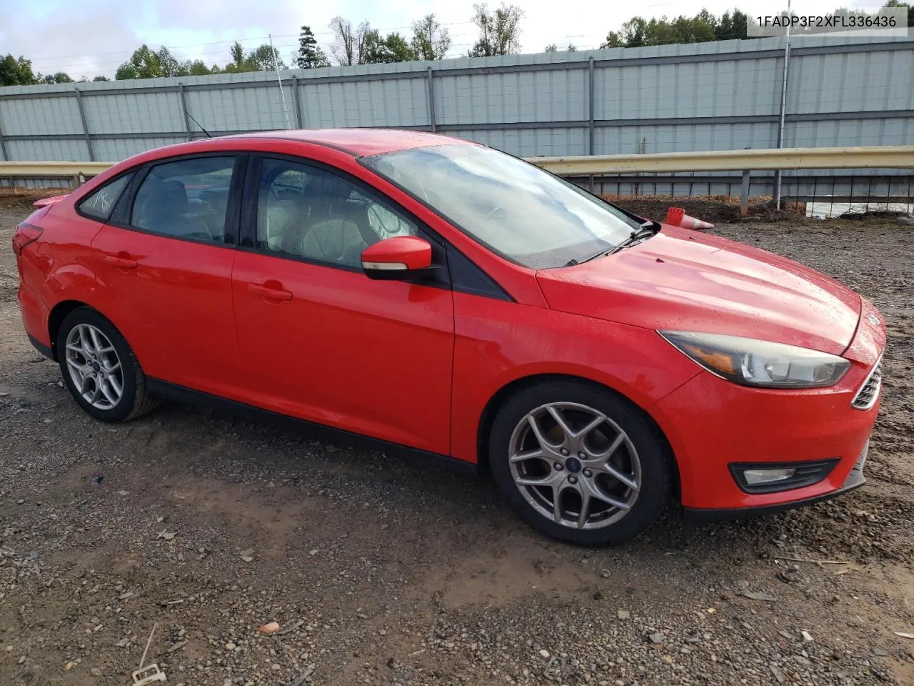 2015 Ford Focus Se VIN: 1FADP3F2XFL336436 Lot: 73511254