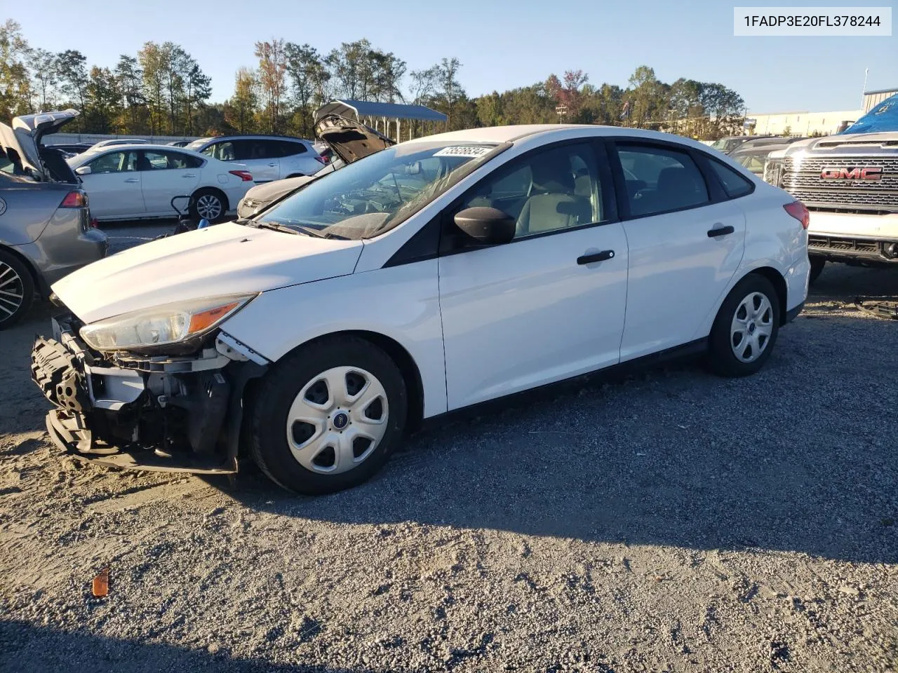 2015 Ford Focus S VIN: 1FADP3E20FL378244 Lot: 73528634