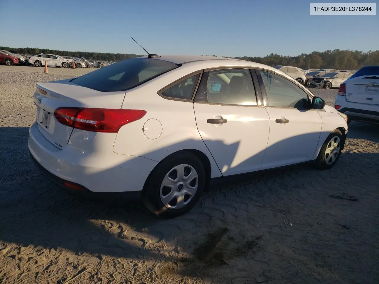 2015 Ford Focus S VIN: 1FADP3E20FL378244 Lot: 73528634