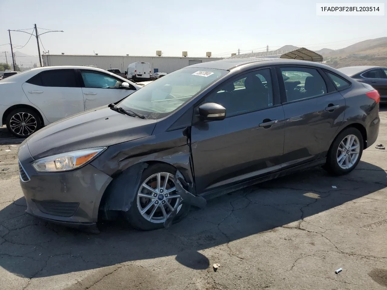 2015 Ford Focus Se VIN: 1FADP3F28FL203514 Lot: 73607894