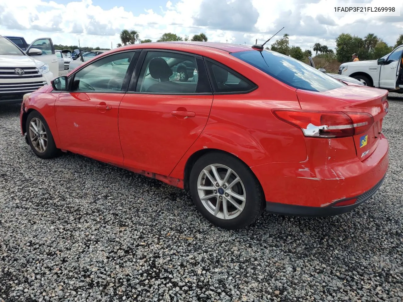 2015 Ford Focus Se VIN: 1FADP3F21FL269998 Lot: 73878474