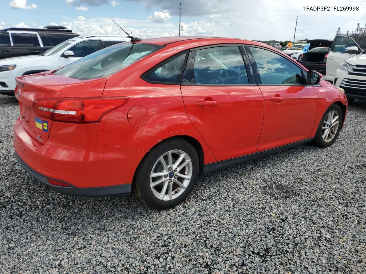 2015 Ford Focus Se VIN: 1FADP3F21FL269998 Lot: 73878474