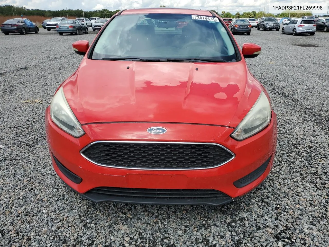 2015 Ford Focus Se VIN: 1FADP3F21FL269998 Lot: 73878474